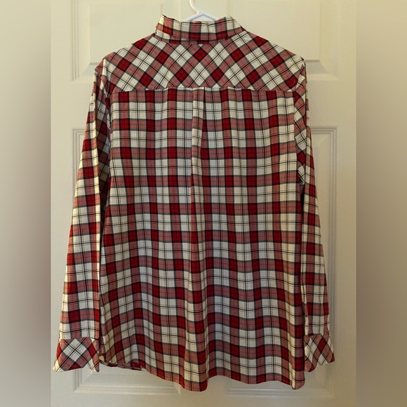 Red Plaid Men's Shirt - Picture 2 of 6
